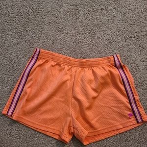 Girls coral Fila shorts size 14/16